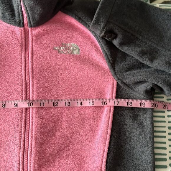 The North Face Women's Full Zip Fleece Jacket Pink&Grey Size M Authentic - Picture 7 of 12